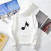 Music Note Women's Pocket Hoodie