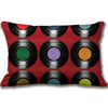 Multi-color Vinyl Record Pillow Cover - 12x20 Inch - { shop_name }} - Review