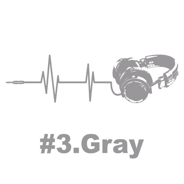 Headphone Wall Stickers