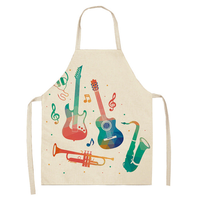 Musical Instrument Kitchen Apron