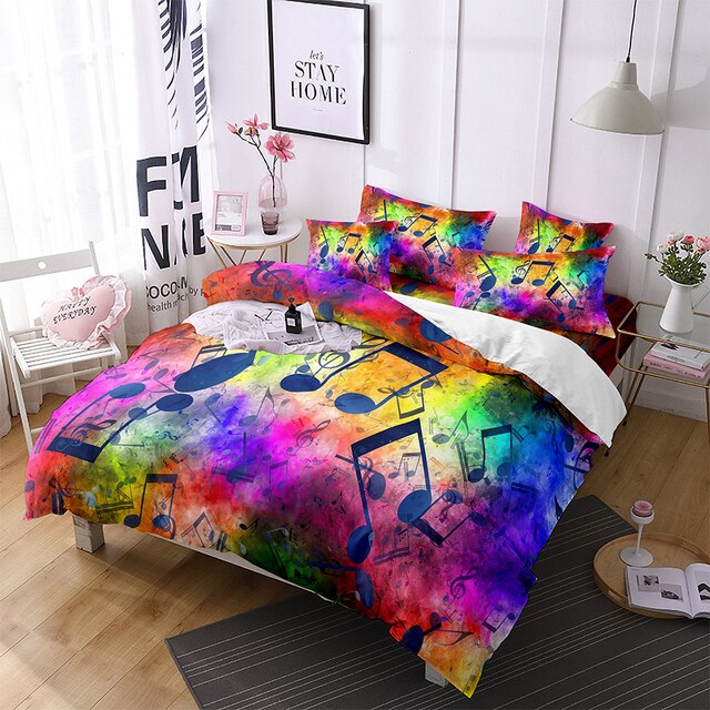 Stunning Music Note Bedding Set