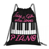 Piano Portable Drawstring Bag