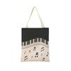 Music Note Foldable Tote Bag