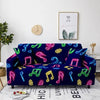 Music Note Dust Proof Sofa Cover