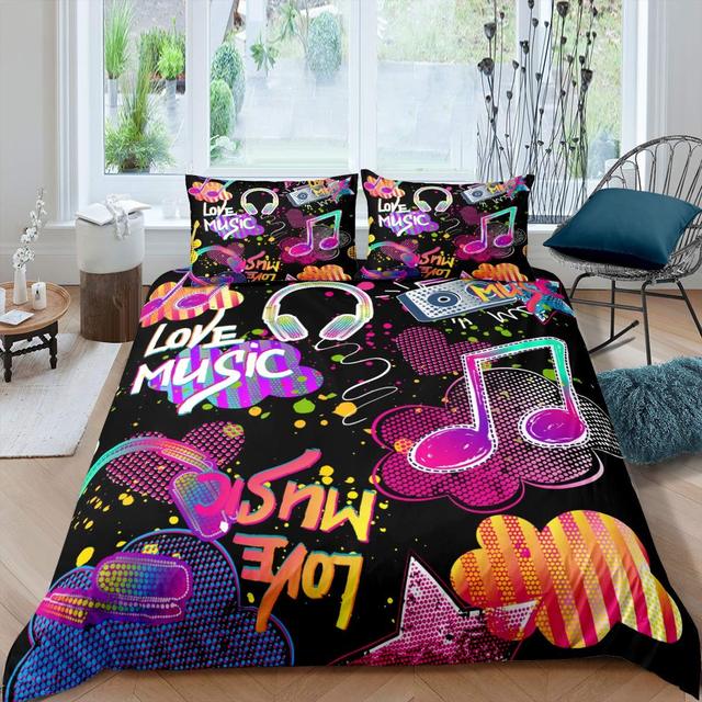 Rock Jazz Music Bedding Set