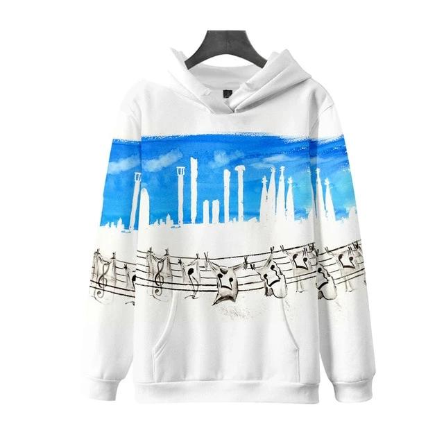 Music Notes Casual Hoodie