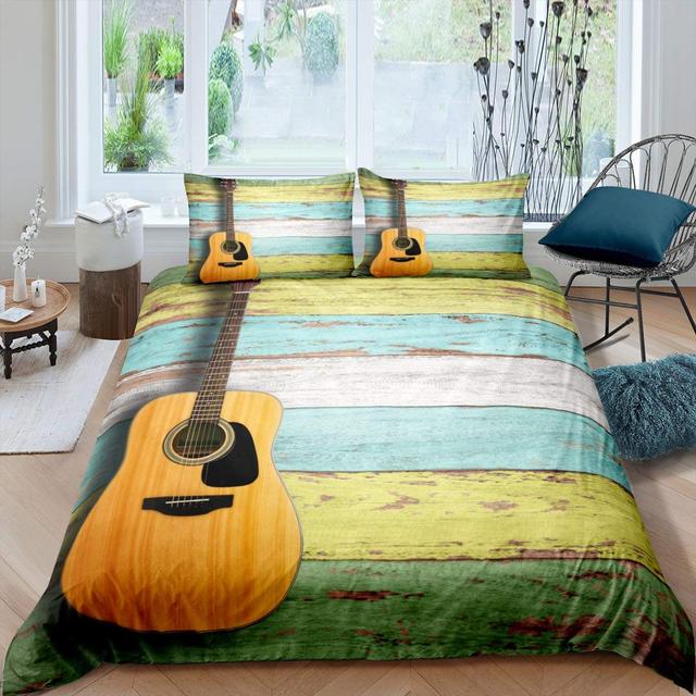 Guitar Instrument Bedding Set