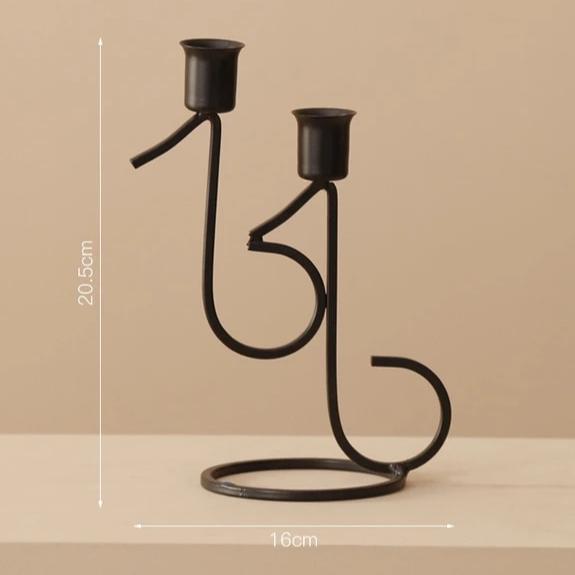 Luxury Music Notes Candlestick Holder