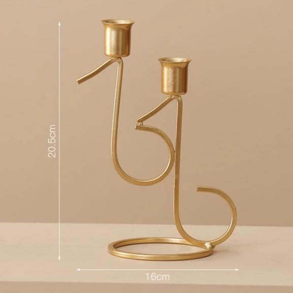 Luxury Music Notes Candlestick Holder