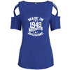 Made In 1949 Off Shoulder T-shirt