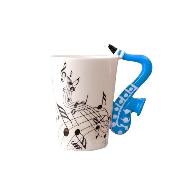 Saxophone Ceramic Mug