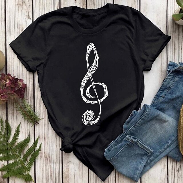 Piano & Violin Music Graphic T-shirt