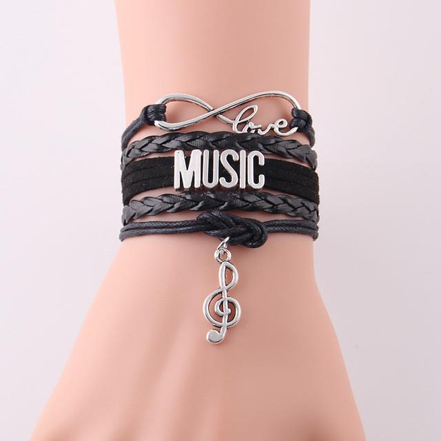 FREE - "Infinite Love" Music Note Bracelet