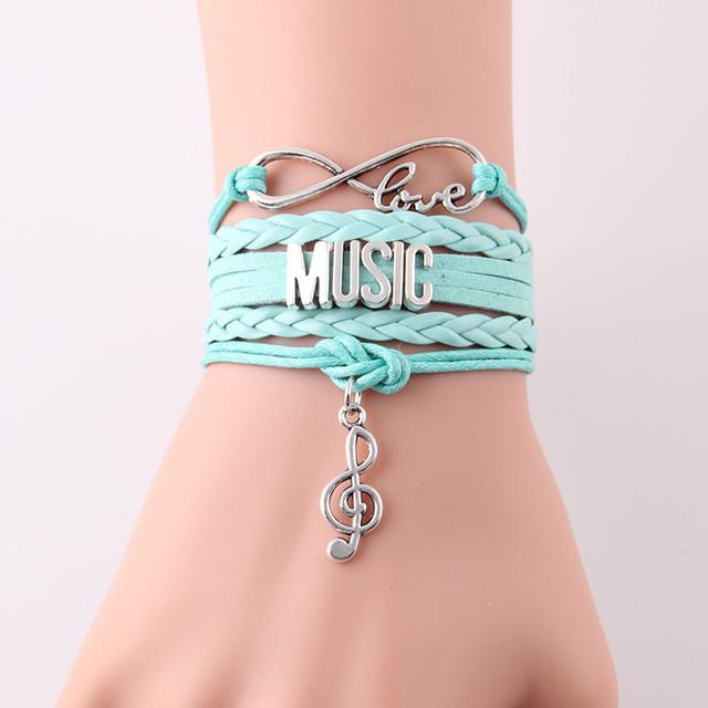 FREE - "Infinite Love" Music Note Bracelet - Artistic Pod
