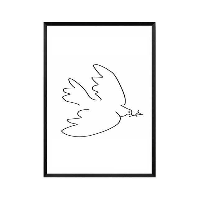 Minimalist Pablo Picasso Abstract Wall Art