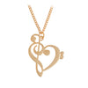 Free - Music Note Heart Necklace - Artistic Pod Review