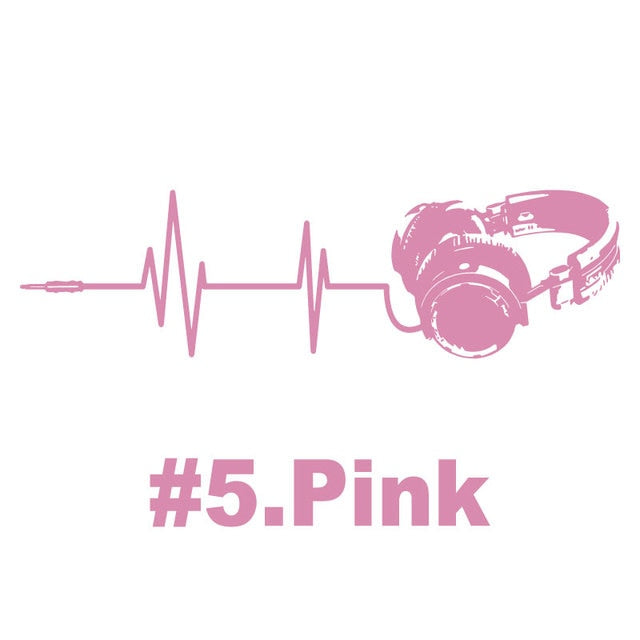 Headphone Wall Stickers