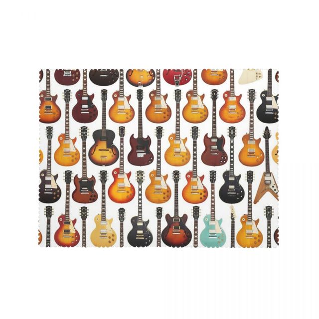 Vintage Guitar Collection Tablecloth
