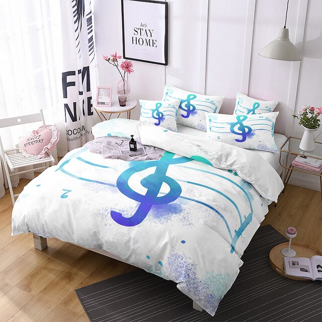 Stunning Music Note Bedding Set