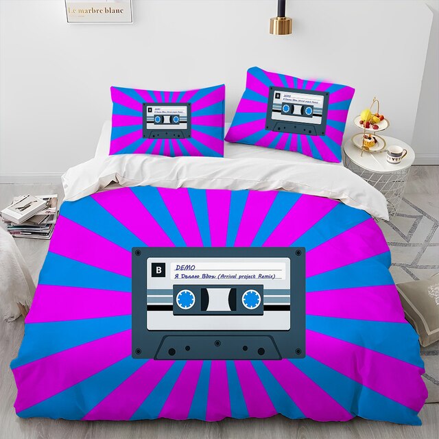 Retro Cassette Bedding Set