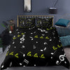 Multicolor Music Note Bedding Set