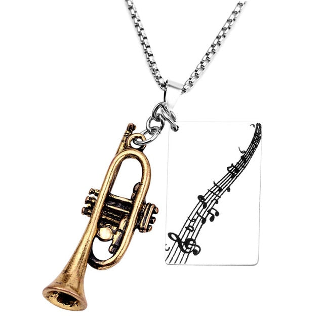 Saxophone/Trumpet Musical Necklace - Trumpet - { shop_name }} - Review