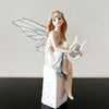 Music Fairy Girl Statue Figurine