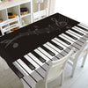 Musical Note Piano Key Tablecloth