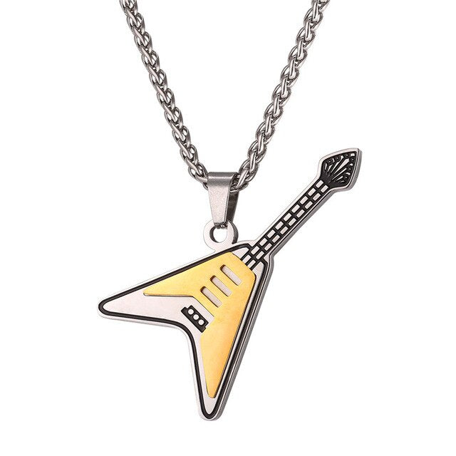 Collare Guitar Pendant Necklace