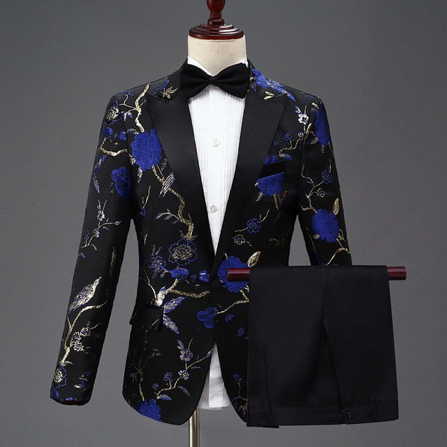 Embroidery Royal Tuxedo