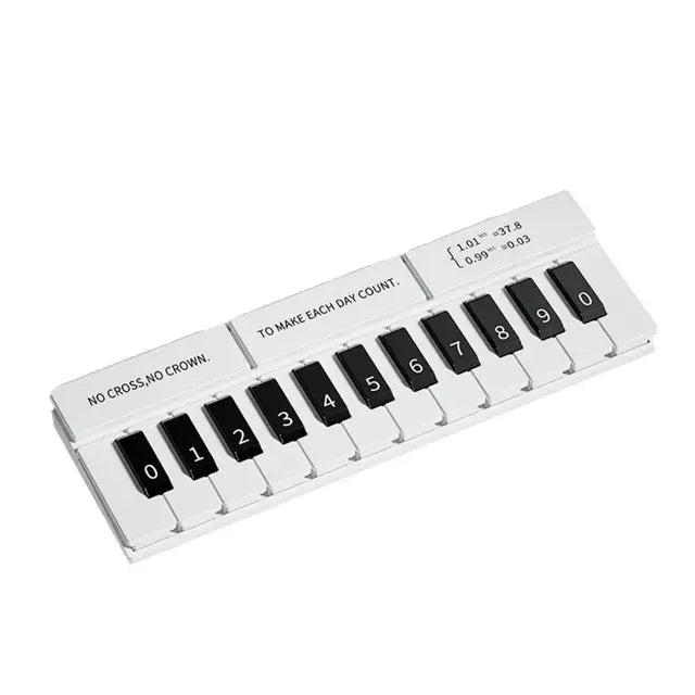 Piano Shape Phone Number Plate