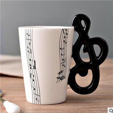 Treble Clef Ceramic Mug