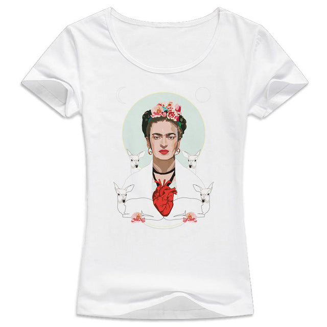 Frida Kahlo Printed Top T-shirts