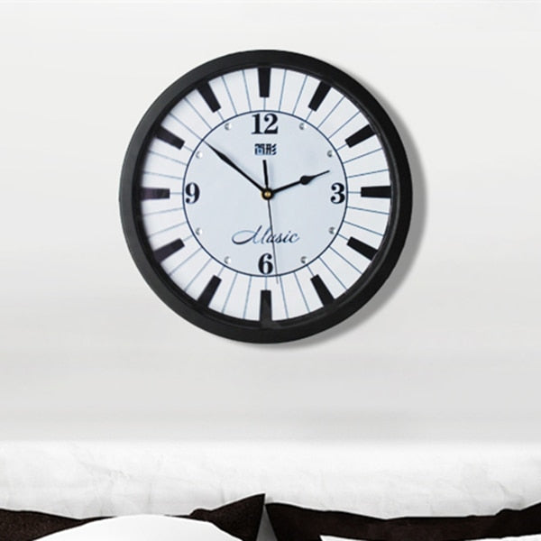 Music Art Wall Clock Set