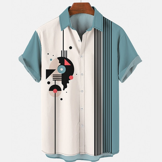 3D Saxophone Hawaiian Shirt