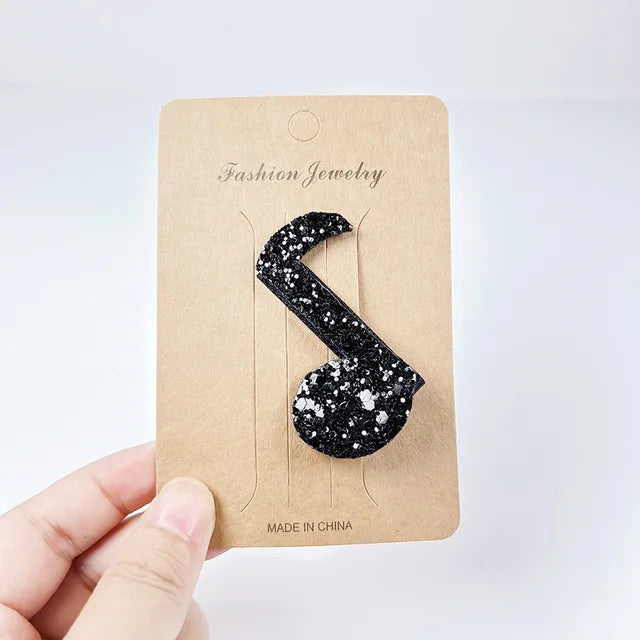 Cute Piano Violin Music Hair Clip