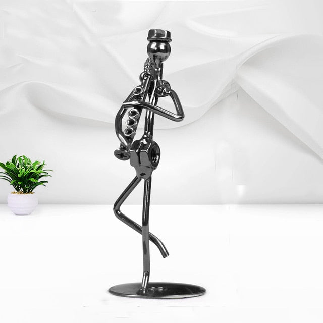 Metal Musician Figurine