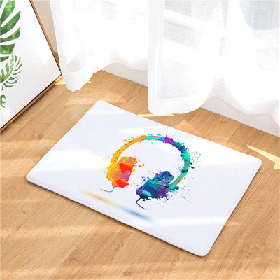 Music Note Printed Doormats