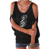 Music Treble Clef Off Shoulder Top