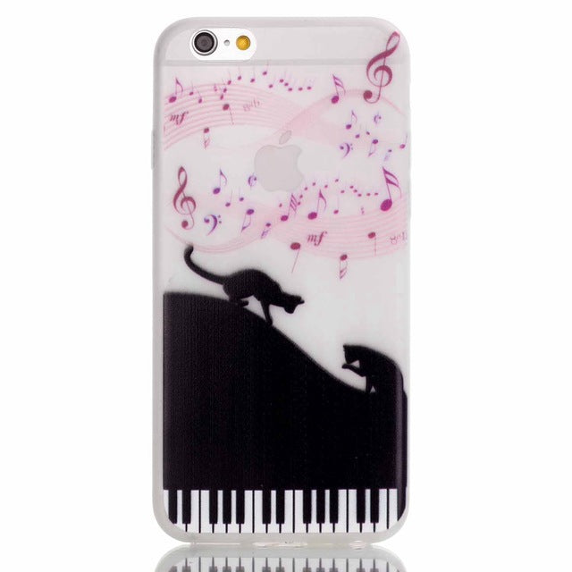 Luminous Music Note & Piano Phone Case