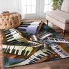 Piano Music Printed Carpet