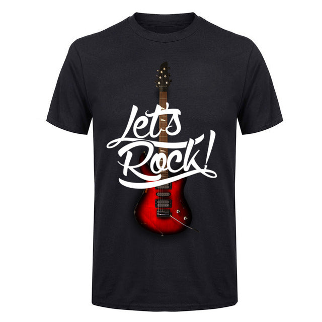 Guitar "Let's Rock" T-shirts