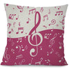Fashionable Music Note Pillow Case - Pink - { shop_name }} - Review