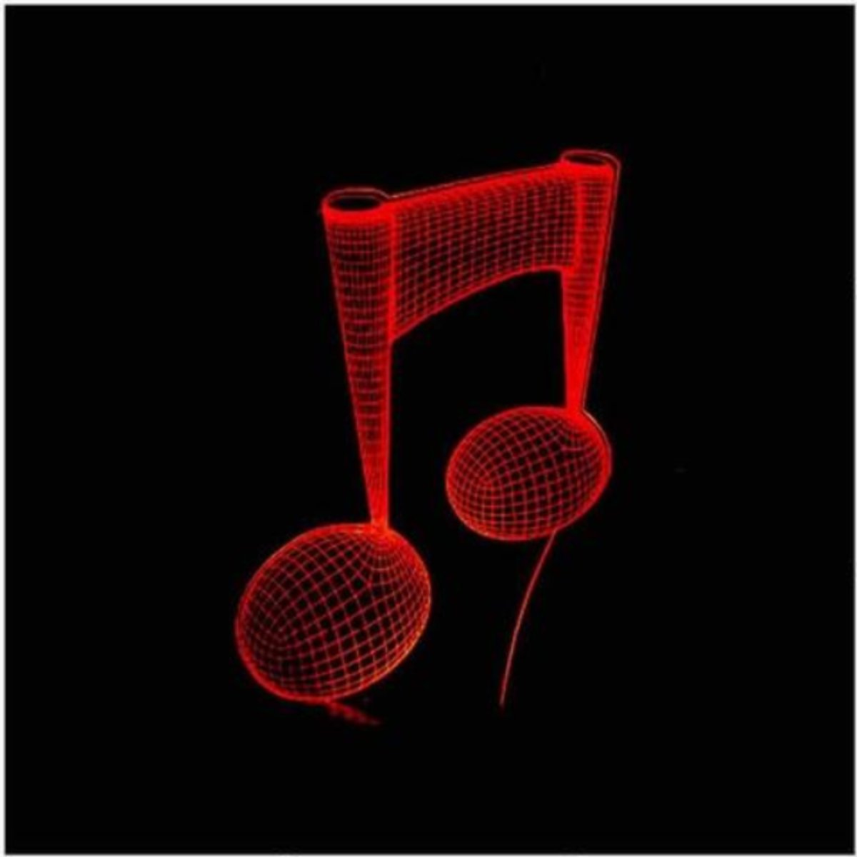 Novelty Music 3D Lamp