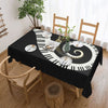 Music Instrument Rectangular Tablecloth