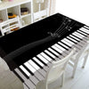 Musical Note Piano Key Tablecloth