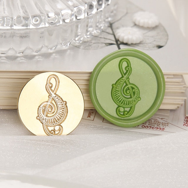 Music Notes Retro Wax Seal Stamp