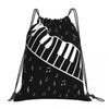 Piano Portable Drawstring Bag