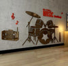 Drum 3D Acrylic Wall Sticker