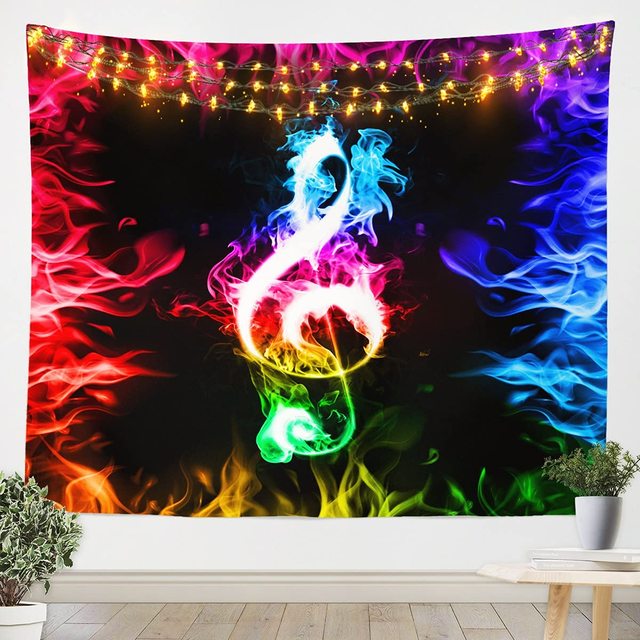 Music Cat Wall Hanging Tapestry